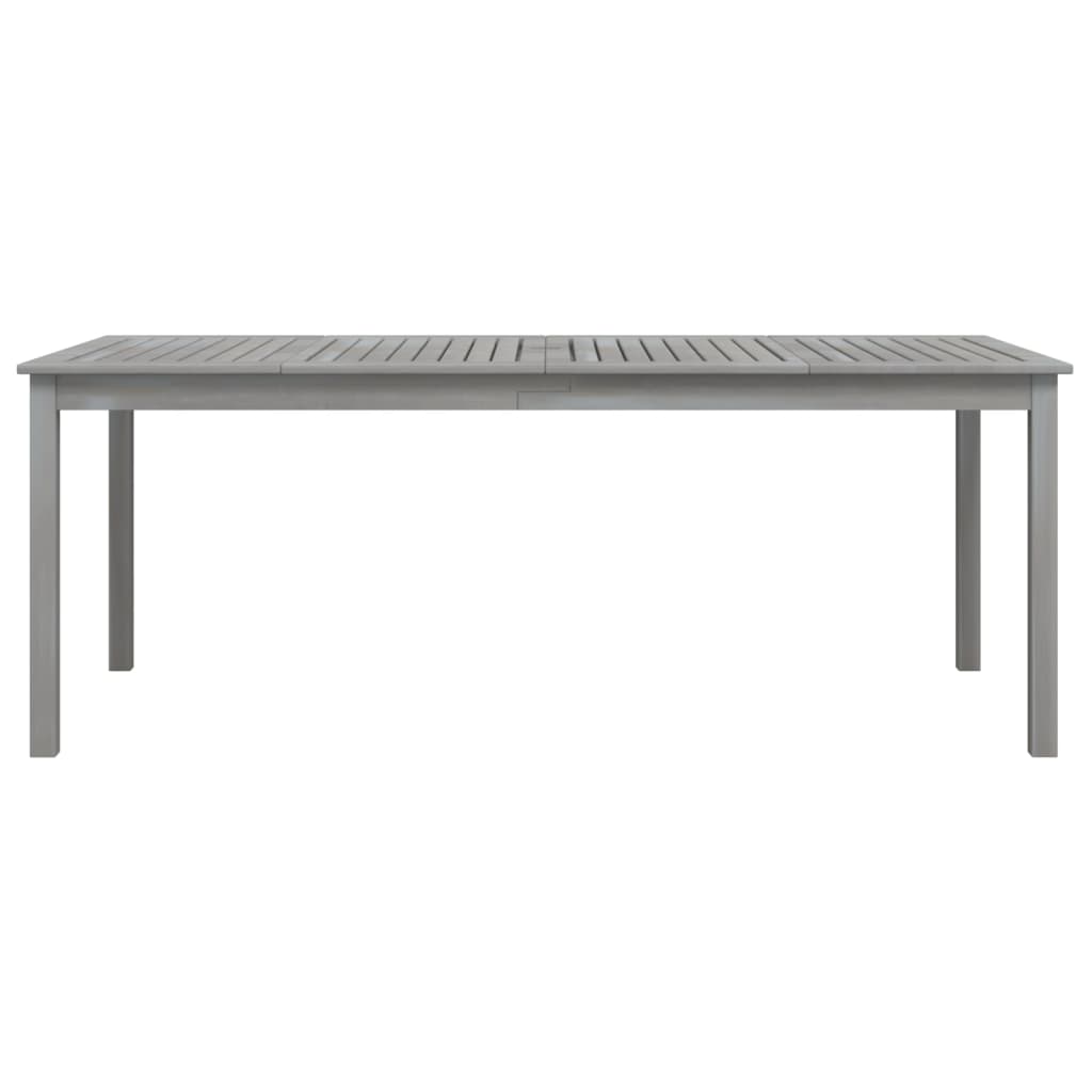 Vrtni stol sivi 200 x 100 x 75 cm od masivnog bagremovog drva