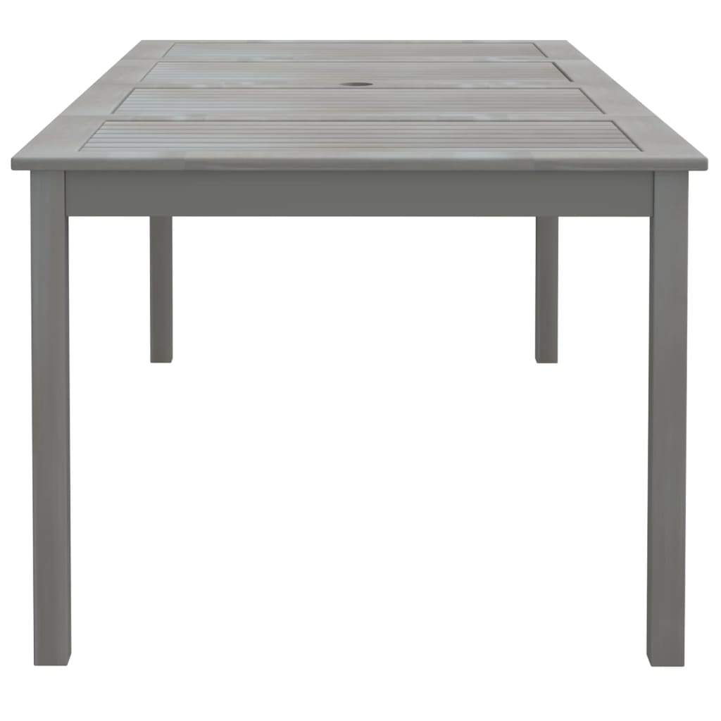 Vrtni stol sivi 200 x 100 x 75 cm od masivnog bagremovog drva