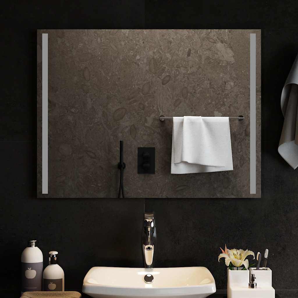 LED kupaonsko ogledalo 80x60 cm