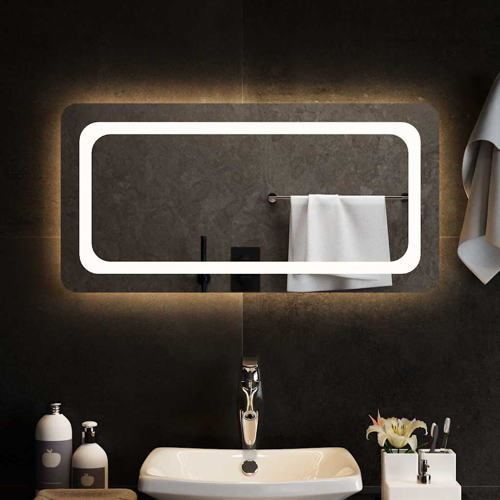 LED kupaonsko ogledalo 80x40 cm