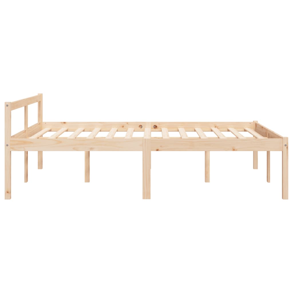 Krevet za starije osobe 140 x 190 cm od masivne borovine