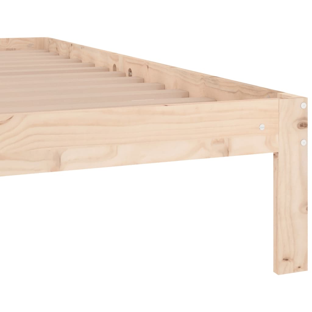 Okvir za krevet od masivnog drva 90 x 190 cm jednokrevetni