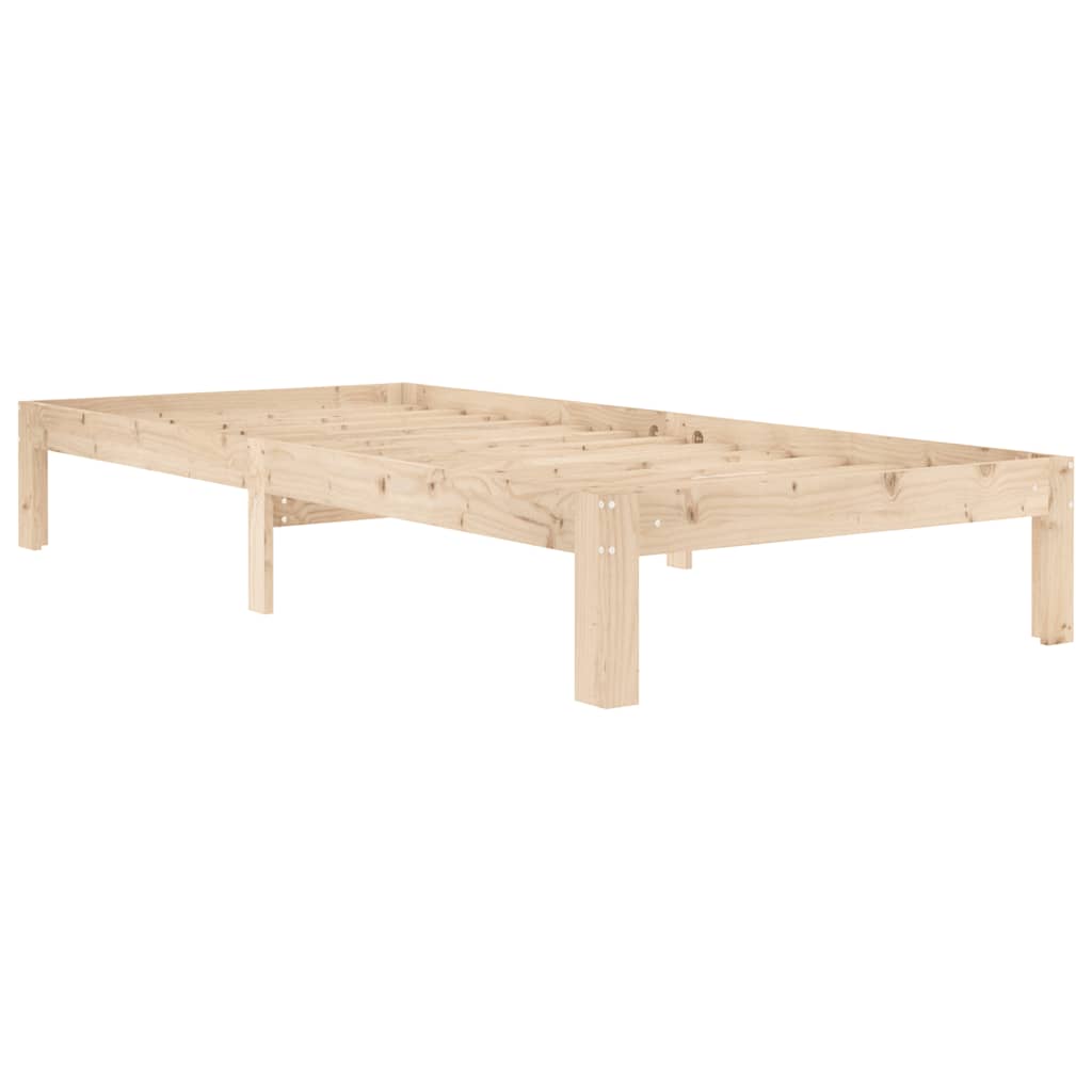 Okvir za krevet od masivne borovine 90 x 200 cm