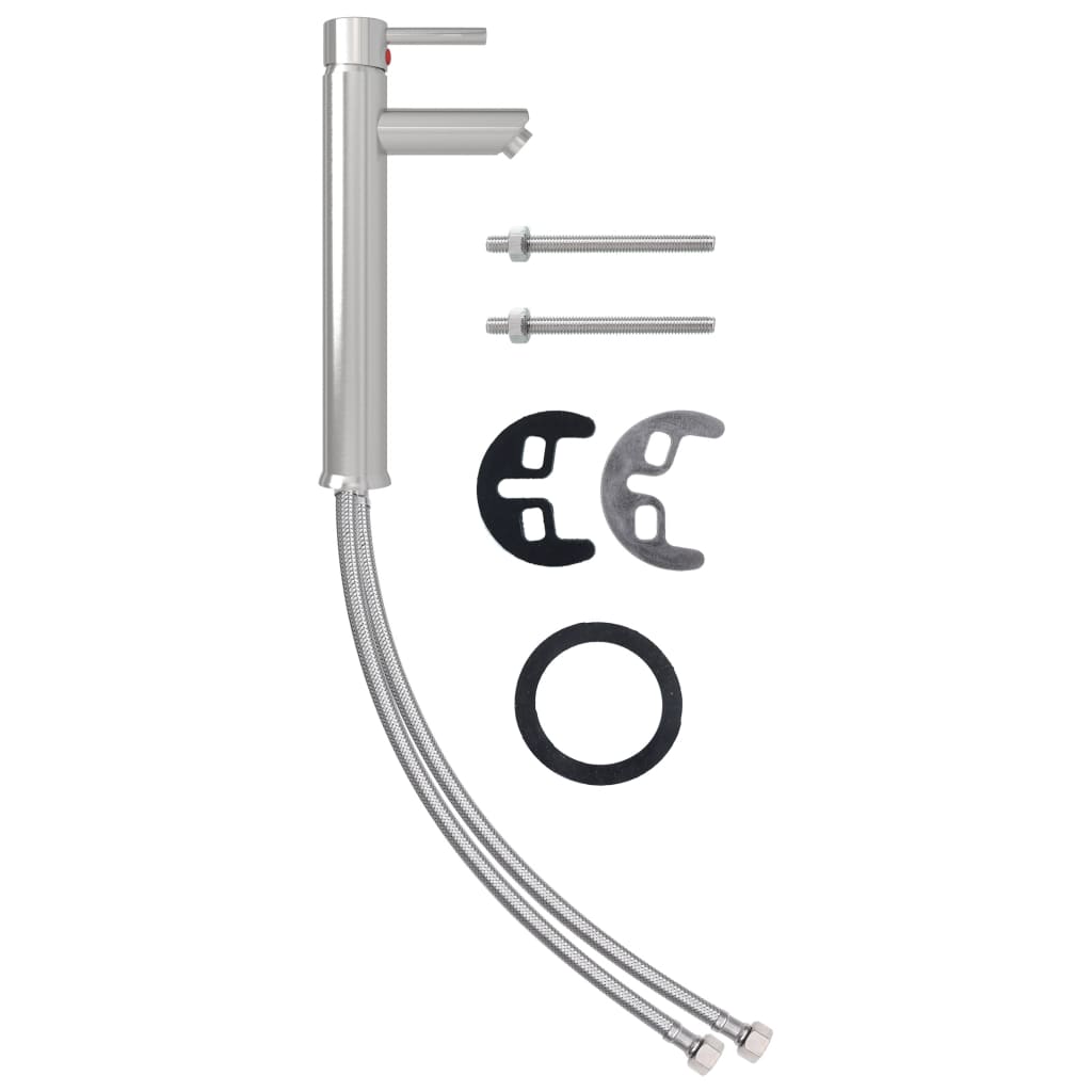 Umivaonik sa slavinom i odvodom smeđi od kaljenog stakla