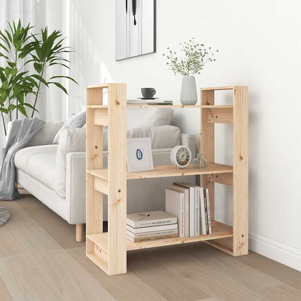 Ormar za knjige/Pregrada za sobu 80x35x91 cm Masivno drvo Bor