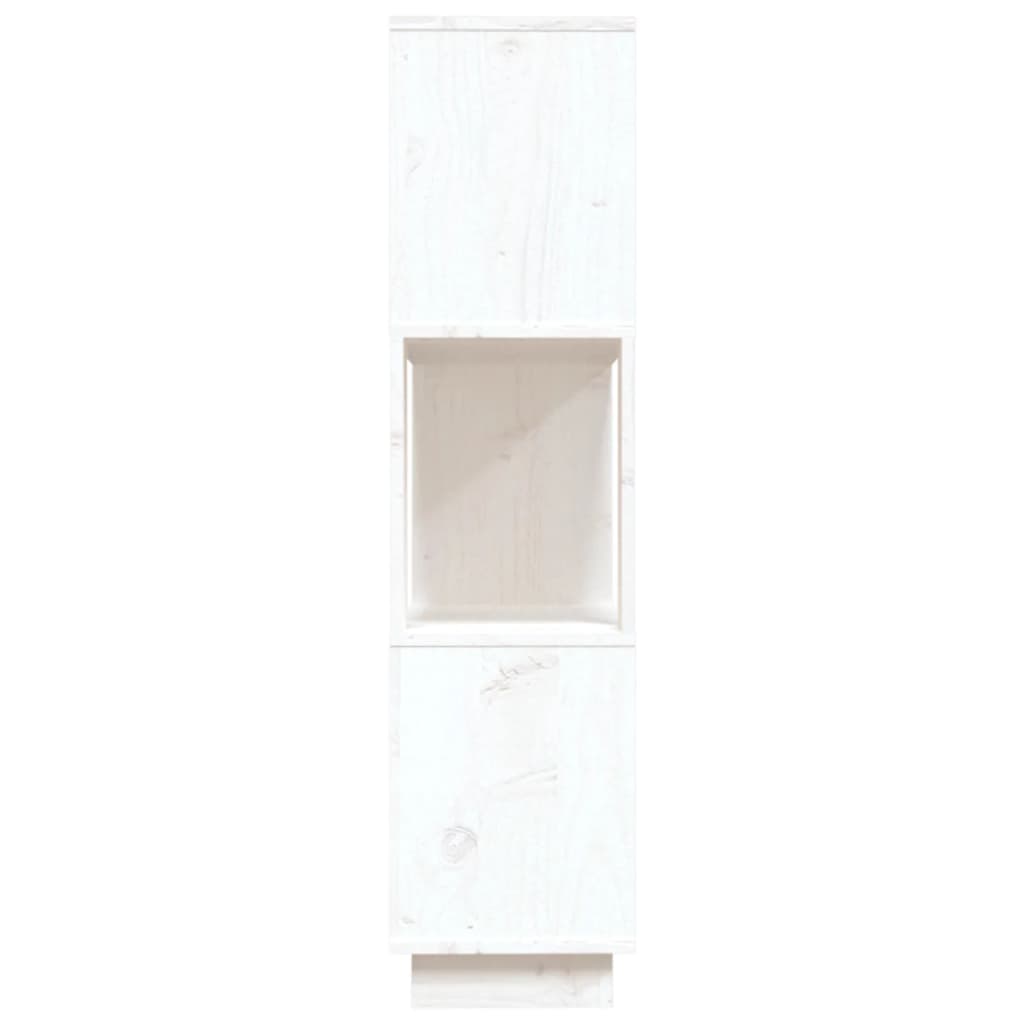 Ormarić za knjige / pregrada bijeli 80x25x101 cm od borovine