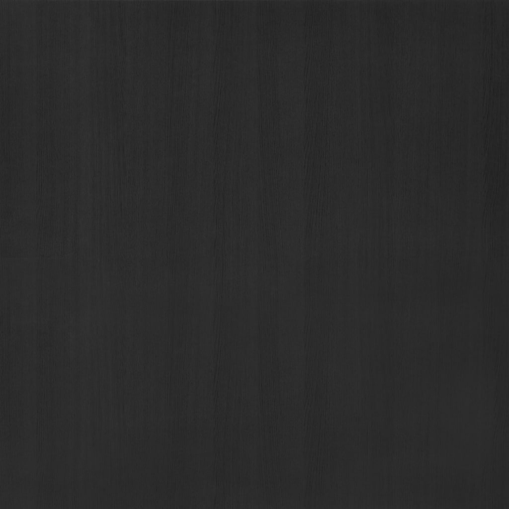 Ormarić za knjige / pregrada crni 80x25x132 cm od borovine