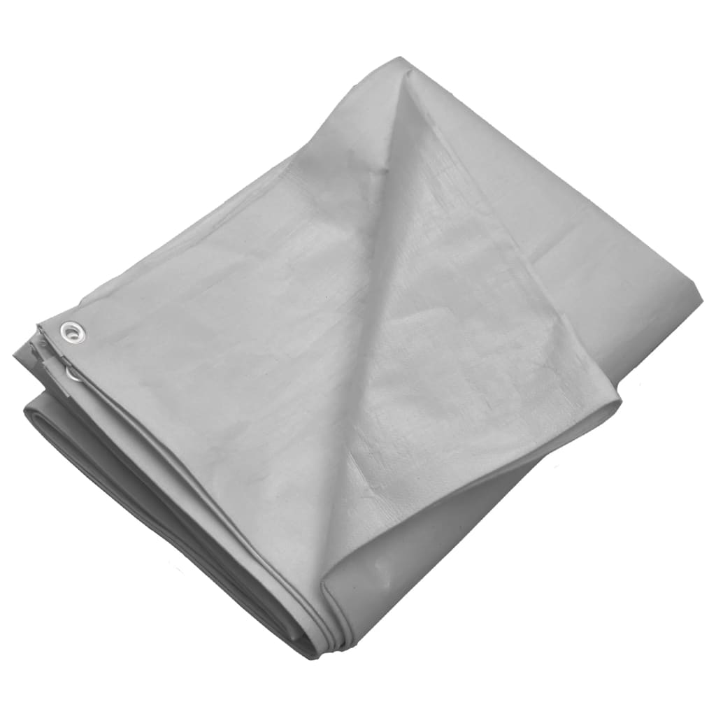 Cerada 260 g/m² 8 x 10 m siva HDPE