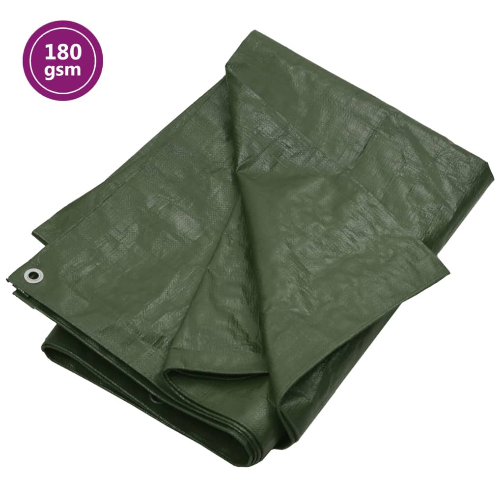 Cerada 180 g/m² 4x8 m zelena HDPE