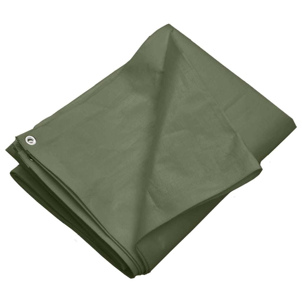 Cerada 260 g/m² 8 x 12 m zelena HDPE