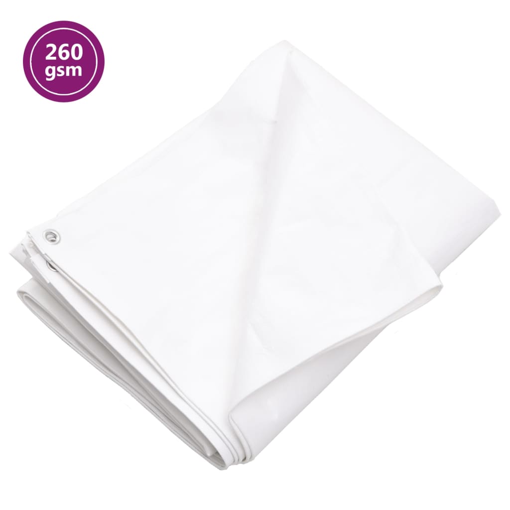 Cerada 260 g/m² 4x5 m bijela HDPE