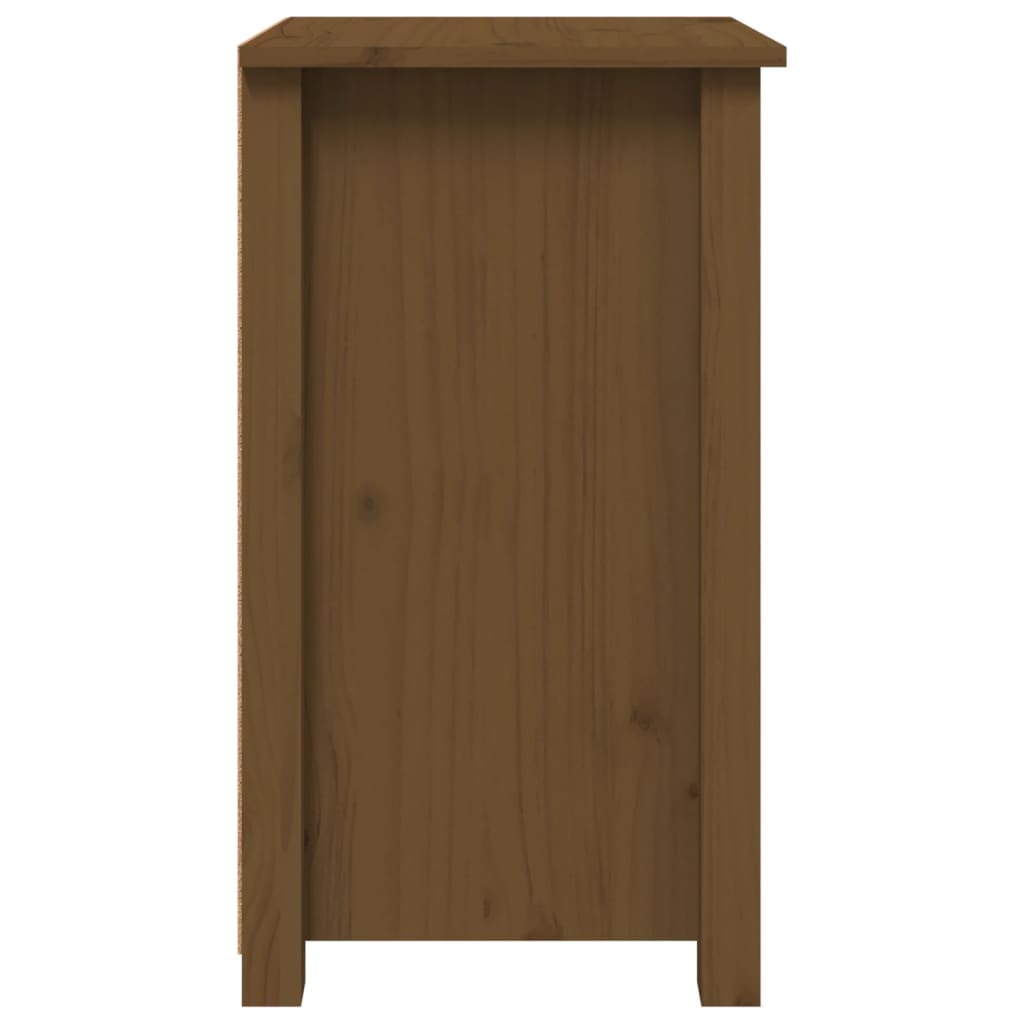 Noćni ormarići 2 kom boja meda 40x35x61,5 cm od borovine