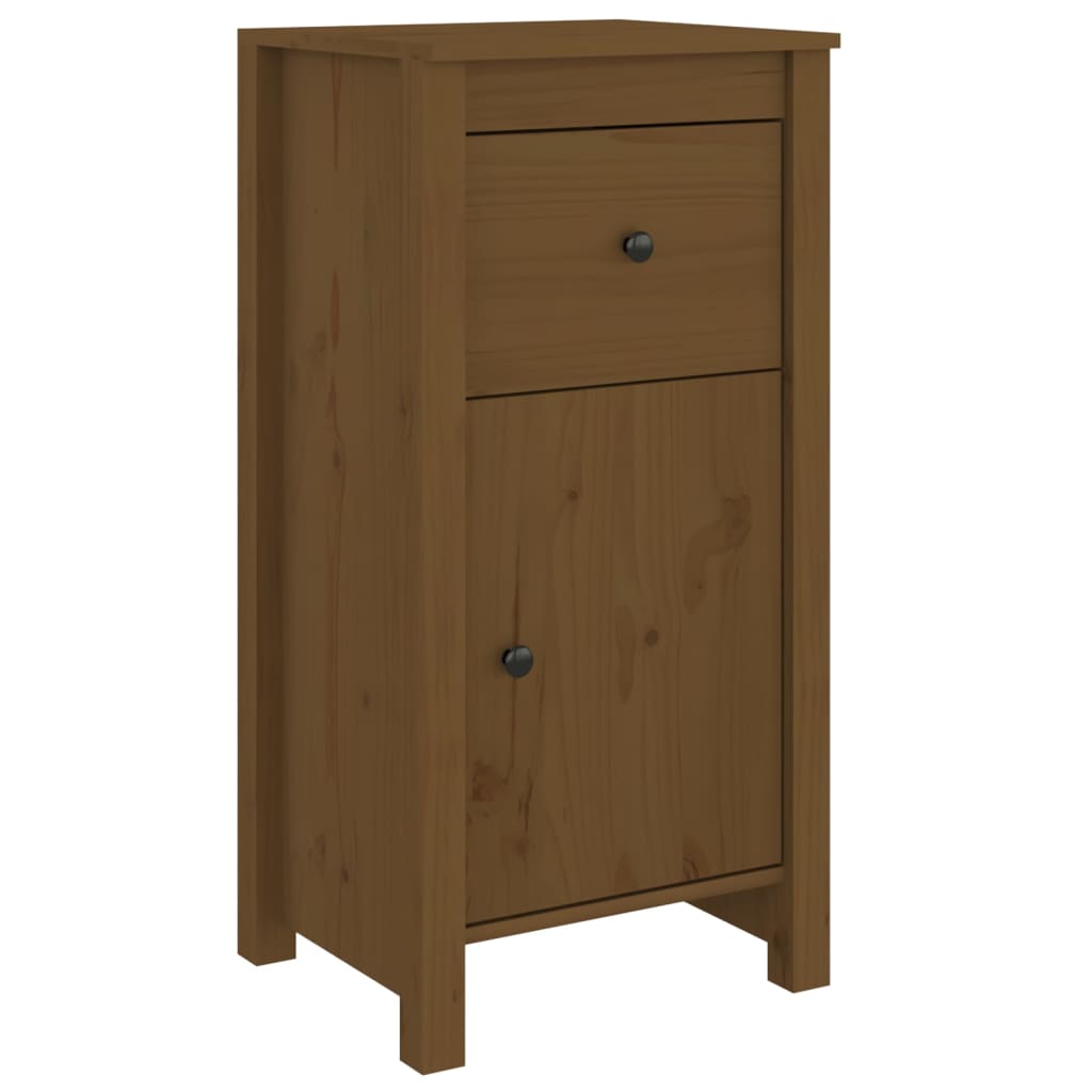 Komode 2 kom boja meda 40x35x80 cm od masivne borovine