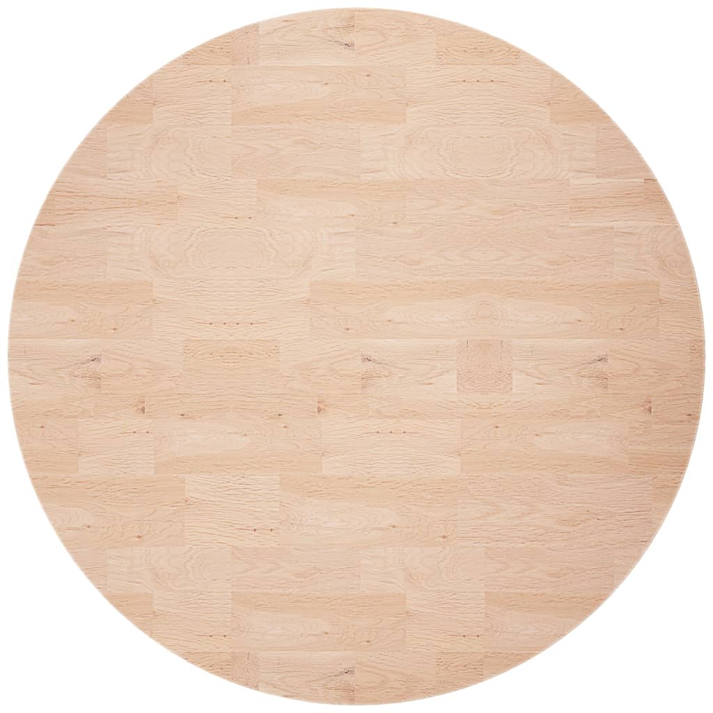 Okrugla stolna ploča Ø60x4 cm netretirana masivna hrastovina