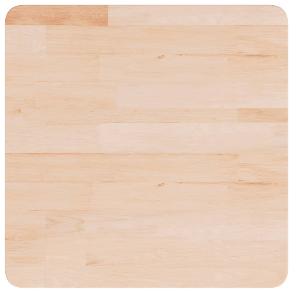 Četvrtasta stolna ploča 50x50x1,5 cm netretirana hrastovina