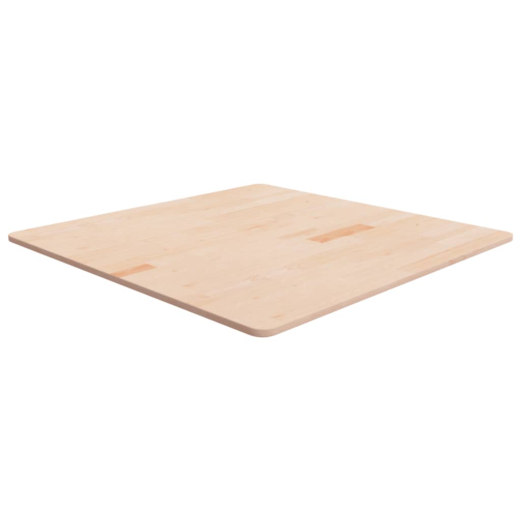 Četvrtasta stolna ploča 90x90x1,5 cm netretirana hrastovina