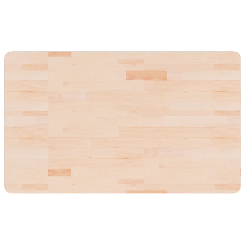 Kupaonska radna ploča 100x60x2,5 cm netretirano masivno drvo