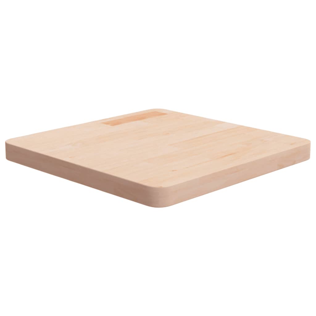 Četvrtasta stolna ploča 50x50x4 cm netretirana hrastovina
