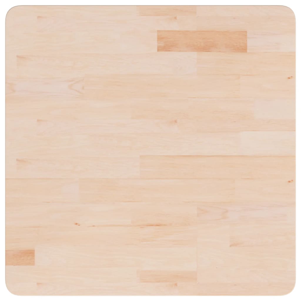 Četvrtasta stolna ploča 60x60x4 cm netretirana hrastovina