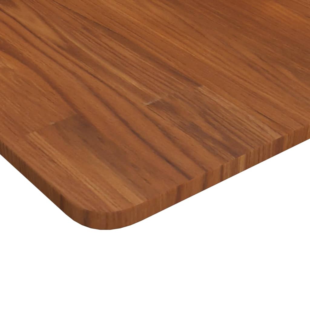 Četvrtasta stolna ploča tamnosmeđa 50x50x1,5 cm tretirani hrast