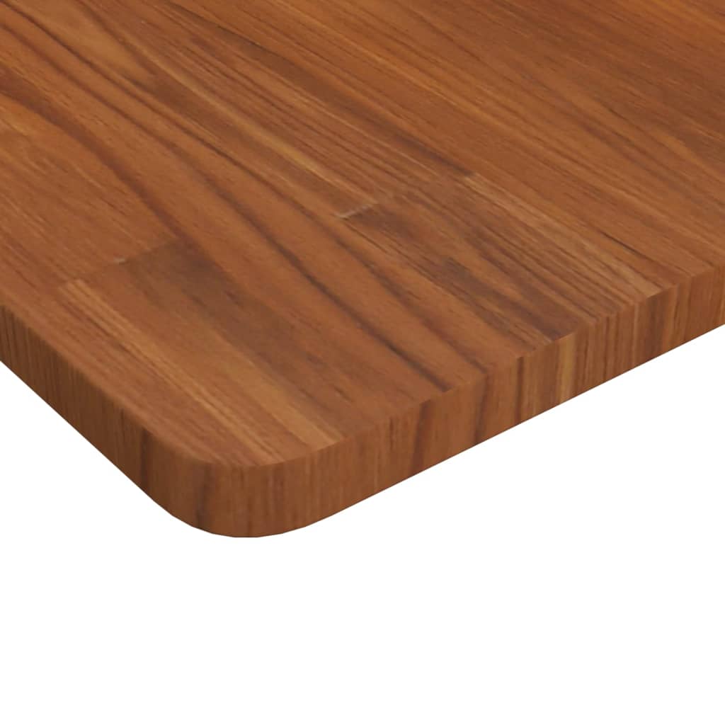 Četvrtasta stolna ploča smeđa 90x90x2,5 cm tretirana hrastovina