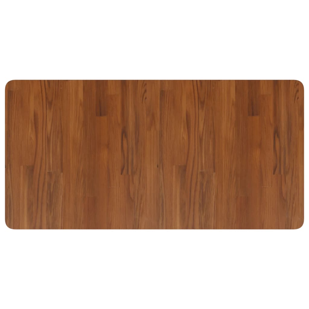 Kupaonska radna ploča tamnosmeđa 100x50x2,5 cm tretirano drvo