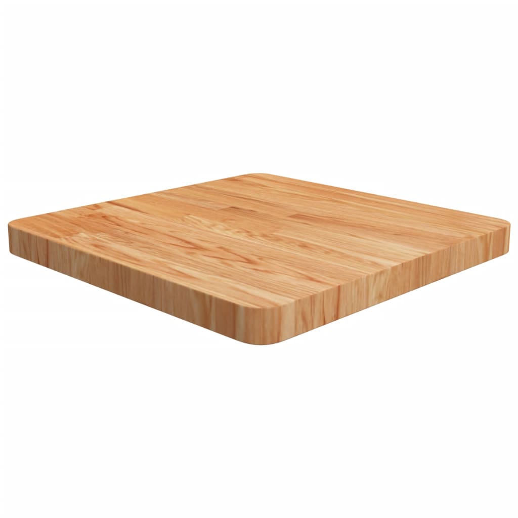Četvrtasta stolna ploča smeđa 50x50x4 cm tretirana hrastovina