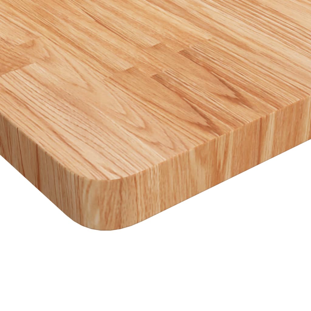 Četvrtasta stolna ploča smeđa 50x50x4 cm tretirana hrastovina