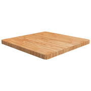 Četvrtasta stolna ploča smeđa 70x70x4 cm tretirana hrastovina
