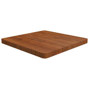 Četvrtasta stolna ploča tamnosmeđa 60x60x4 cm tretirani hrast