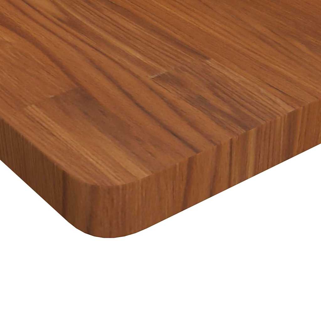 Četvrtasta stolna ploča tamnosmeđa 60x60x4 cm tretirani hrast