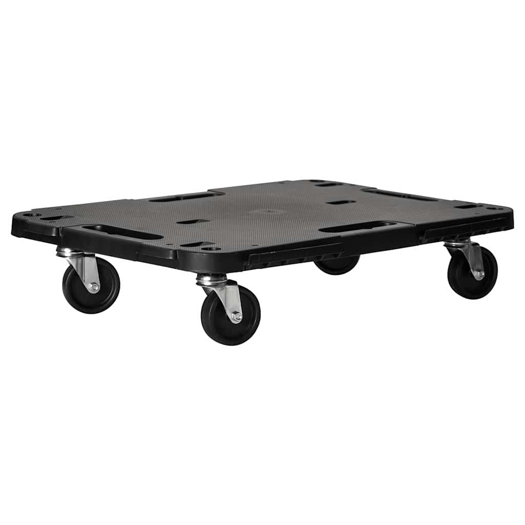 Transportna kolica crna 58 x 38 x 12 cm PP