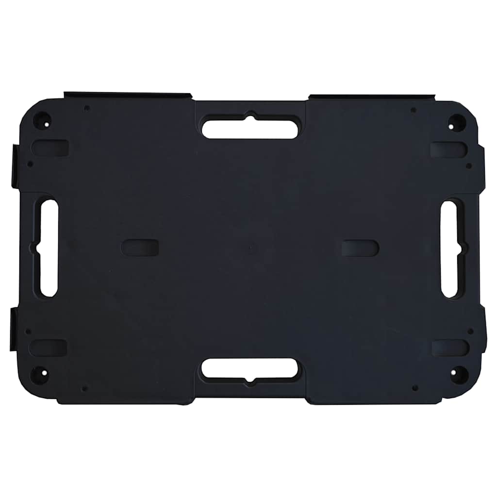 Transportna kolica crna 58 x 38 x 12 cm PP