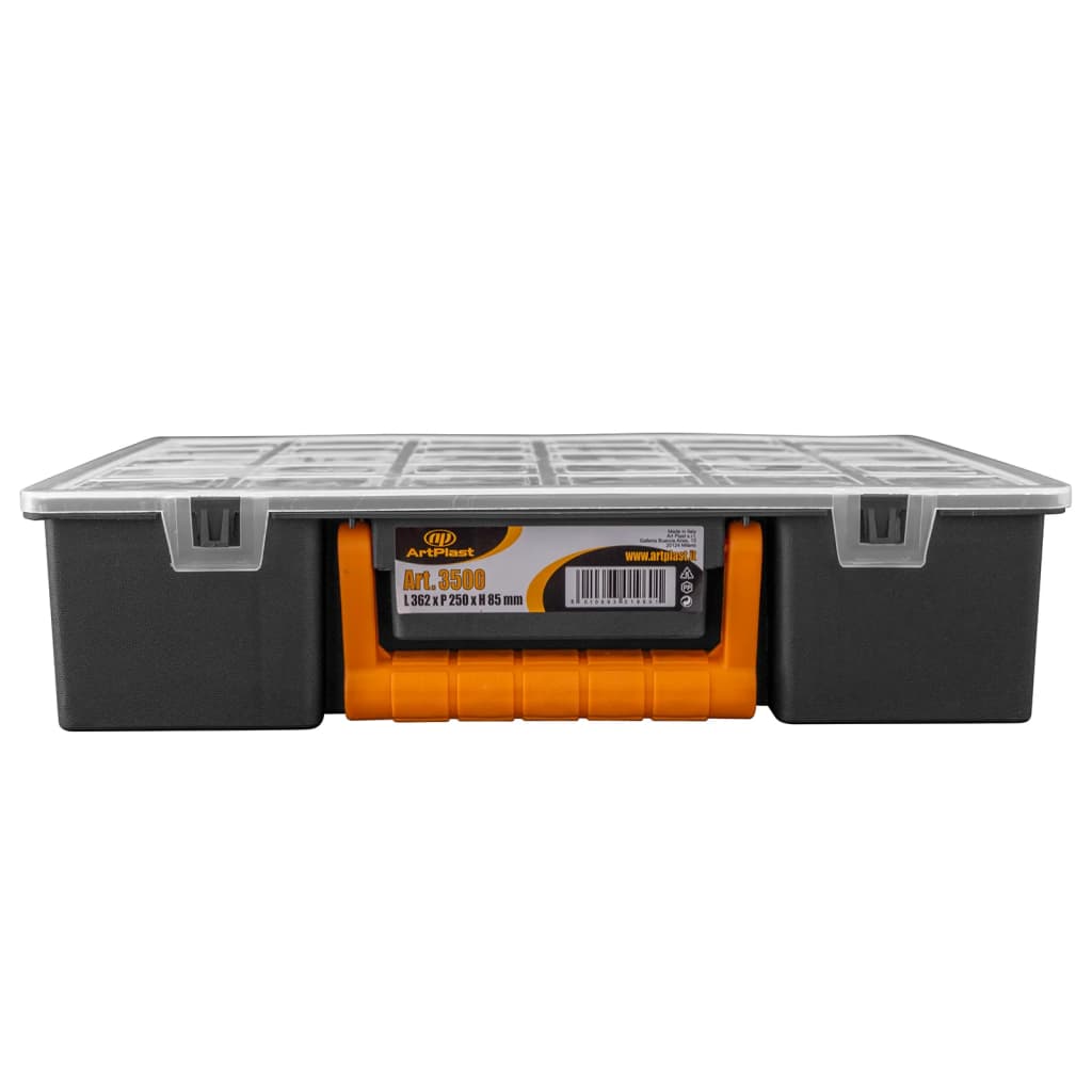 Kutije za razvrstavanje 2 kom s pregradama 360 x 250 x 85 mm