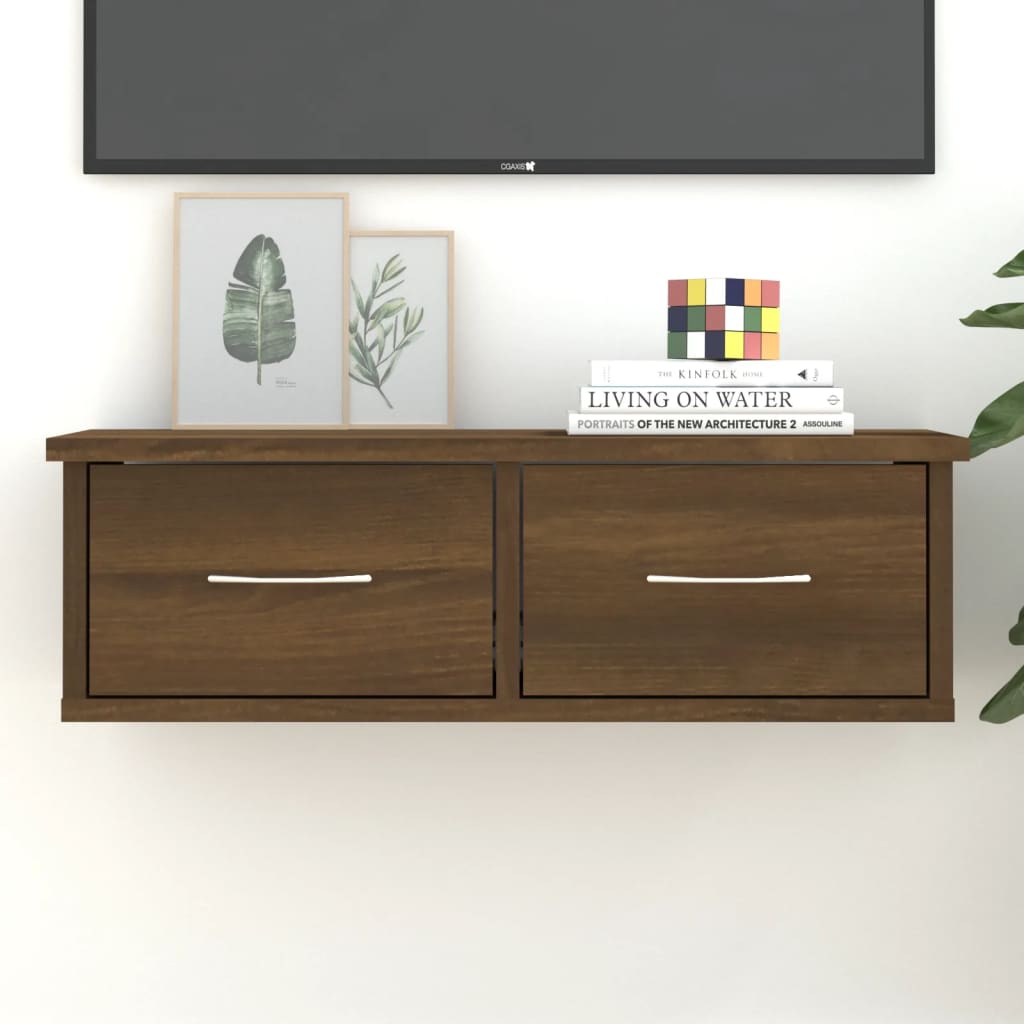 Zidni ormarić smeđi hrast 60x26x18,5 cm konstruirano drvo