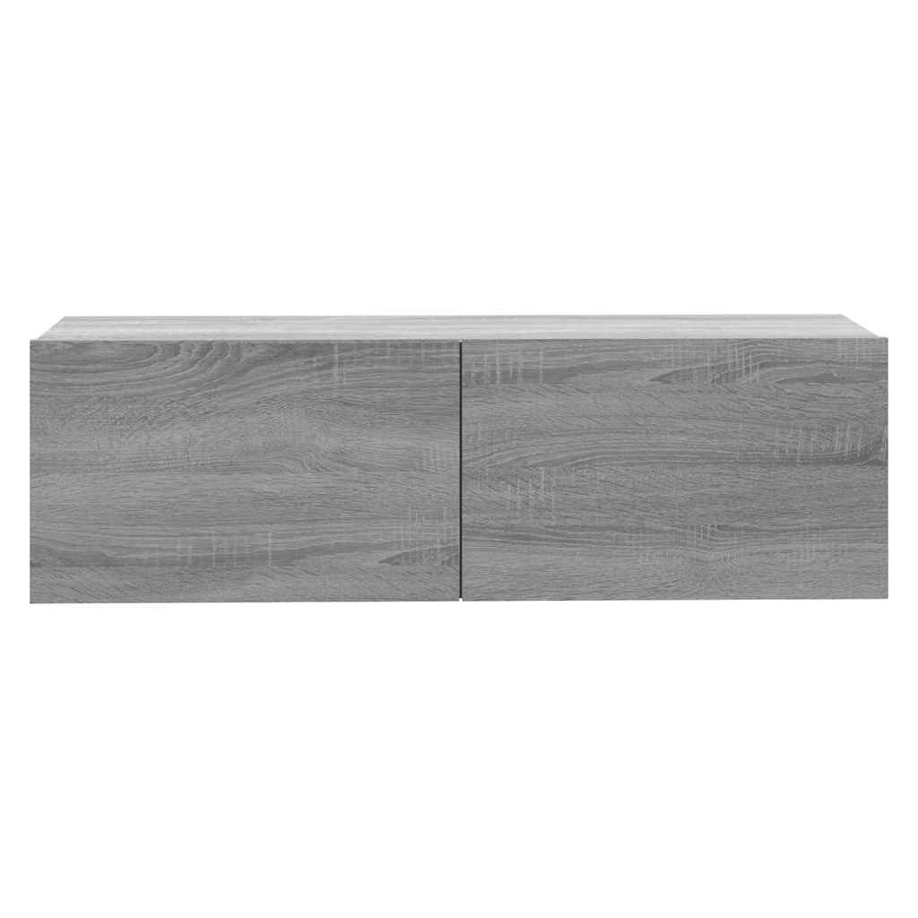 Zidni TV ormarić hrast sonoma 100x30x30 cm konstruirano drvo