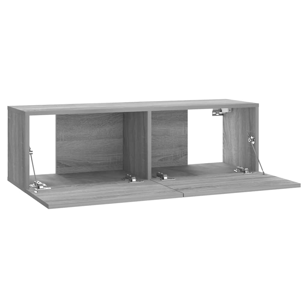 Zidni TV ormarić hrast sonoma 100x30x30 cm konstruirano drvo