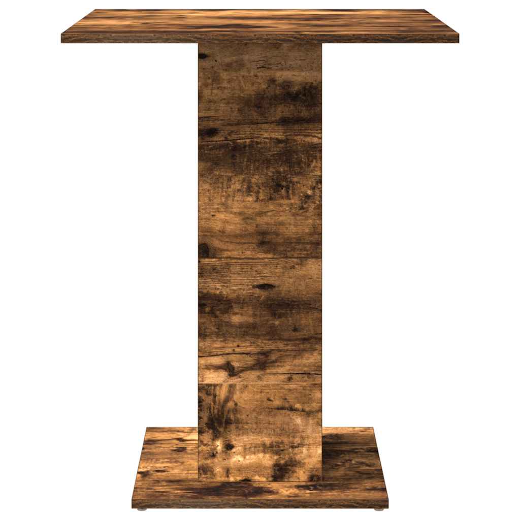 Bistro stol boja dimljenog hrasta 60x60x75 cm konstruirano drvo
