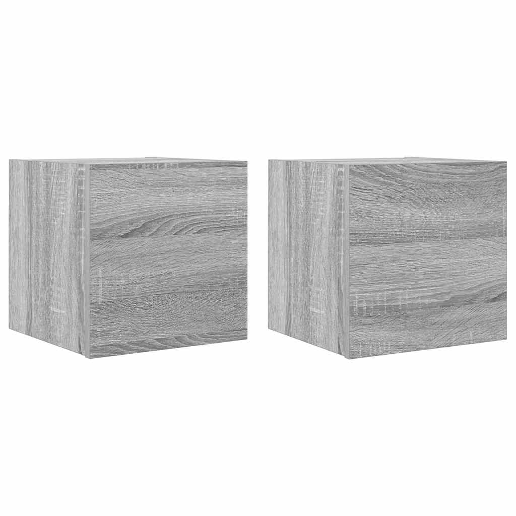 Zidni TV ormarići 2 kom boja hrasta sonome 30,5 x 30 x 30 cm