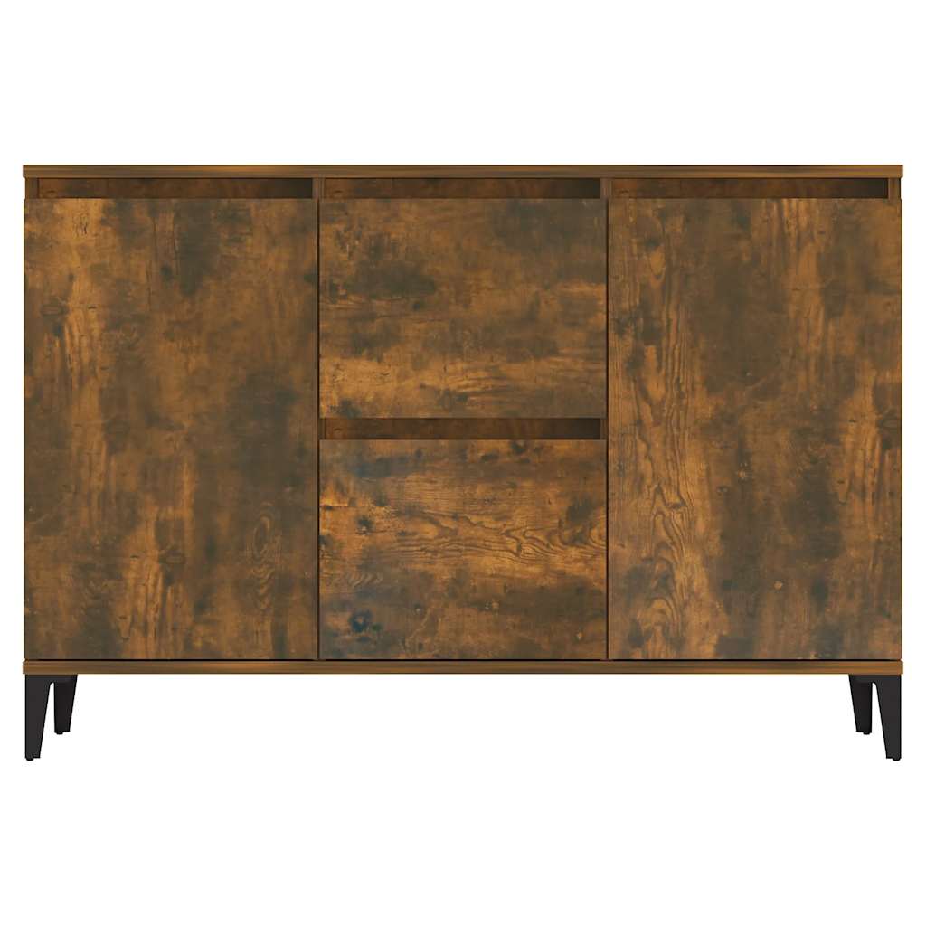 Komoda boja dimljenog hrasta 102 x 35 x 70 cm konstruirano drvo