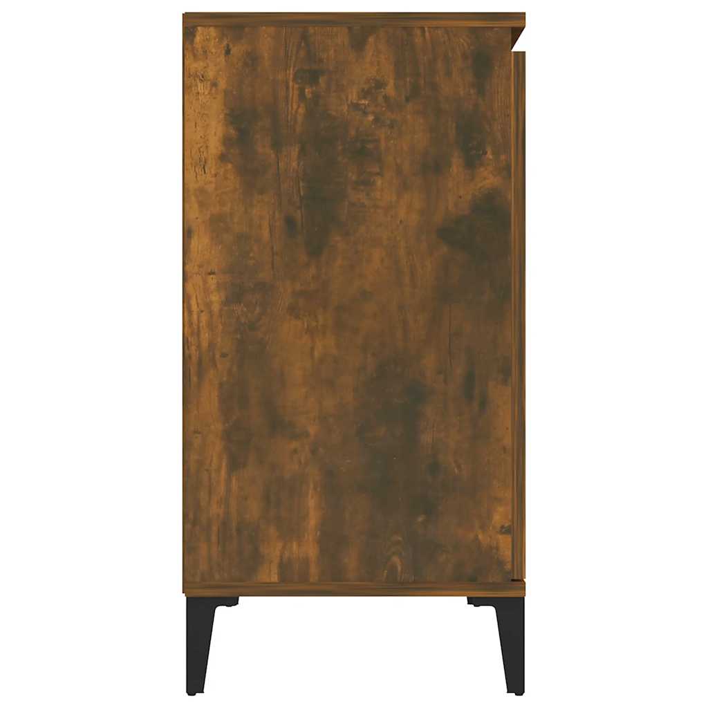 Komoda boja dimljenog hrasta 102 x 35 x 70 cm konstruirano drvo