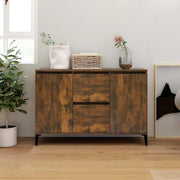 Komoda boja dimljenog hrasta 102 x 35 x 70 cm konstruirano drvo