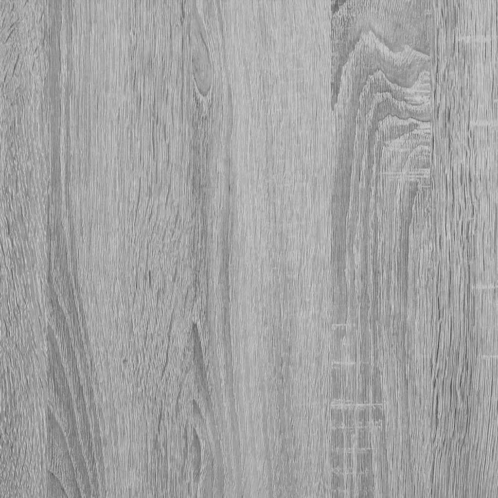 Blagovaonski stol sivi hrast 140x74,5x76 cm konstruirano drvo