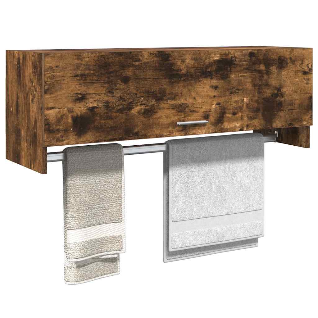 Ormar boja dimljenog hrasta 100x32,5x35 cm konstruirano drvo