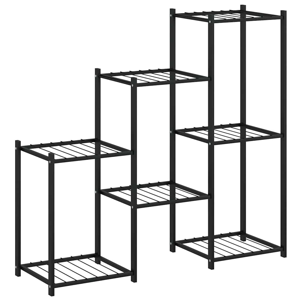 Stalak za cvijeće 83 x 25 x 80 cm crni željezni