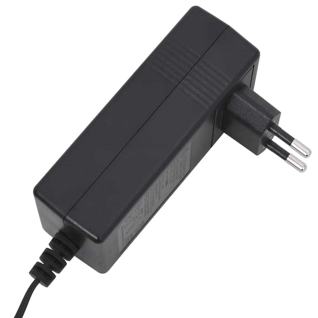 Električni masažni naslonjač tamnosmeđi od tkanine