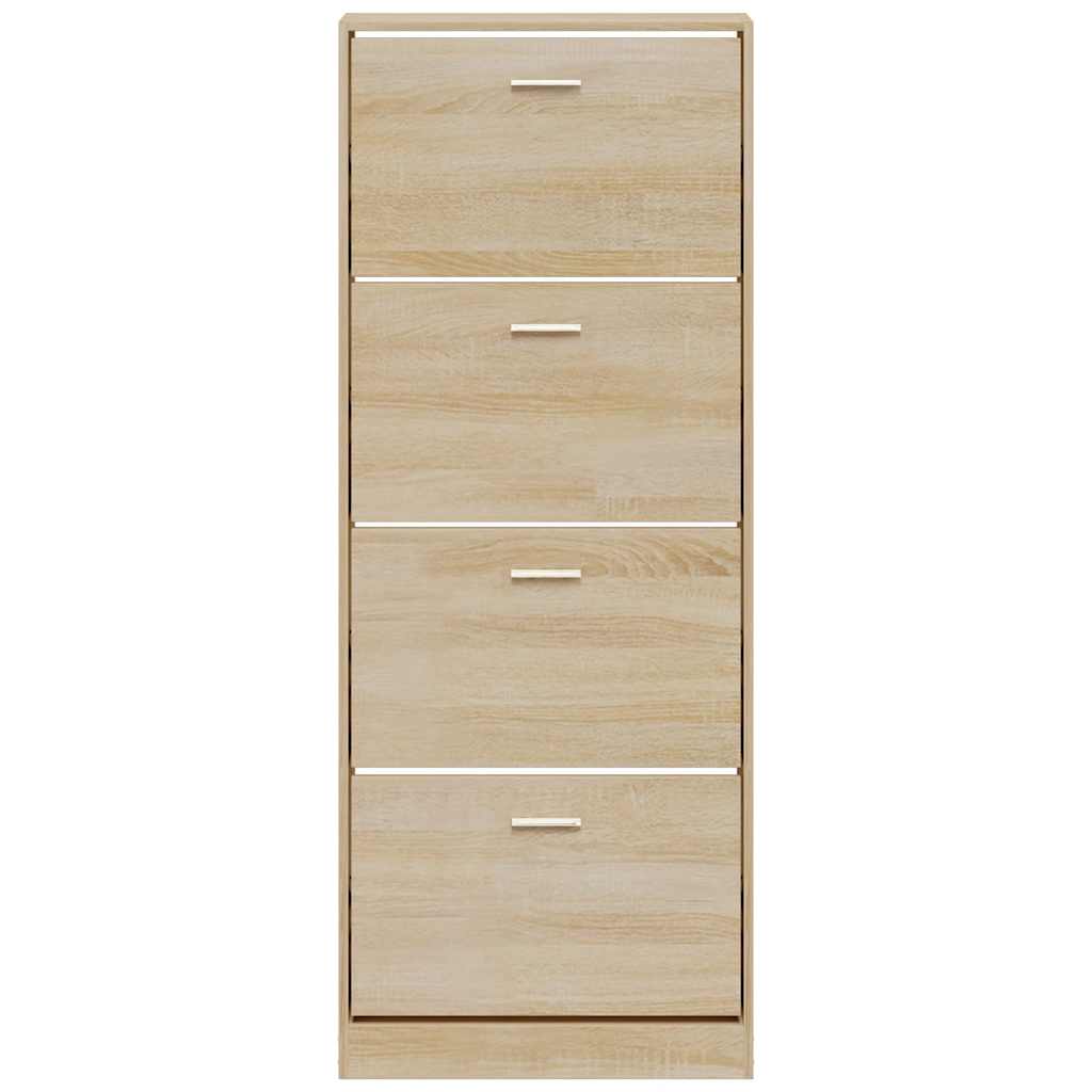 Ormarić za cipele boja hrasta 59x17x150 cm konstruirano drvo
