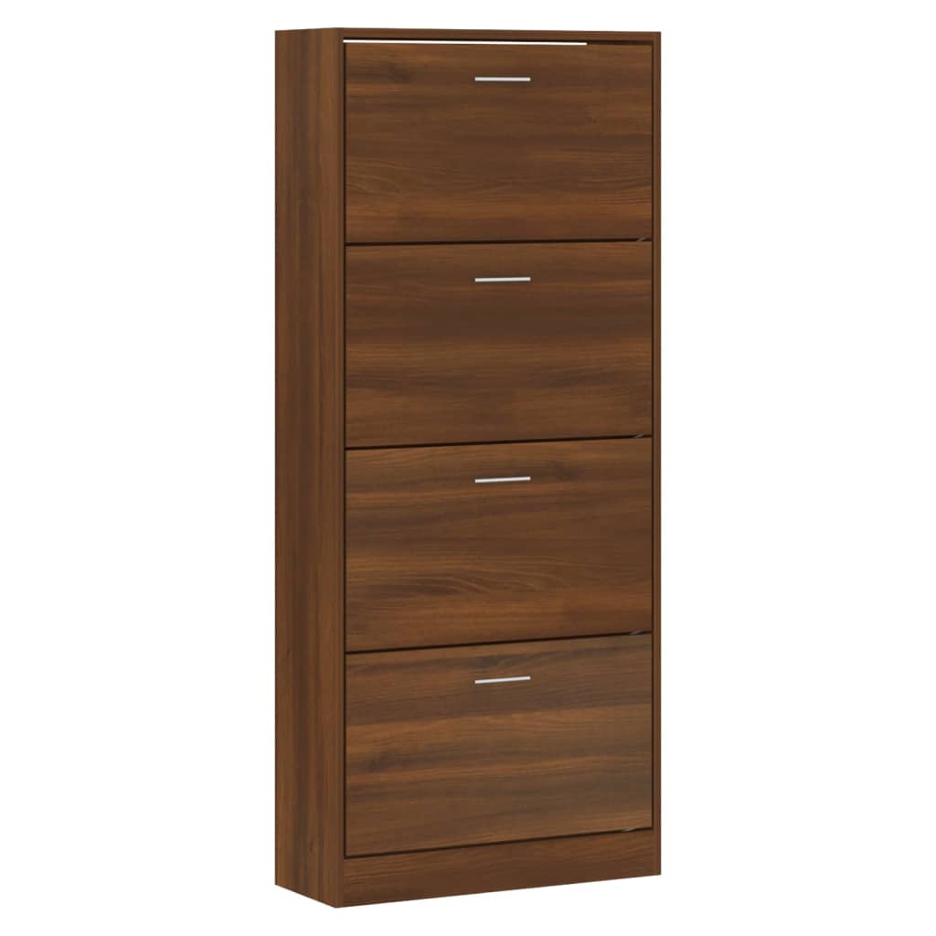Ormarić za cipele boja hrasta 63x24x147 cm konstruirano drvo
