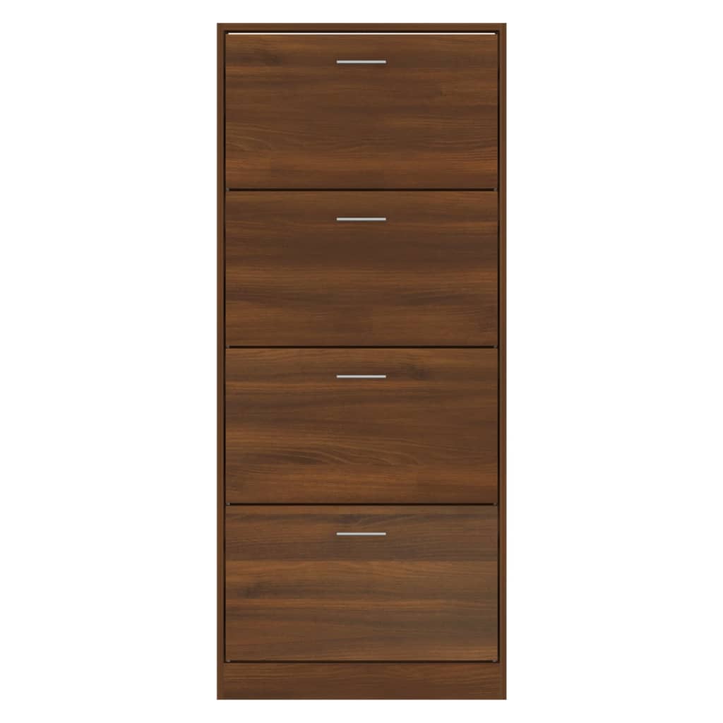 Ormarić za cipele boja hrasta 63x24x147 cm konstruirano drvo