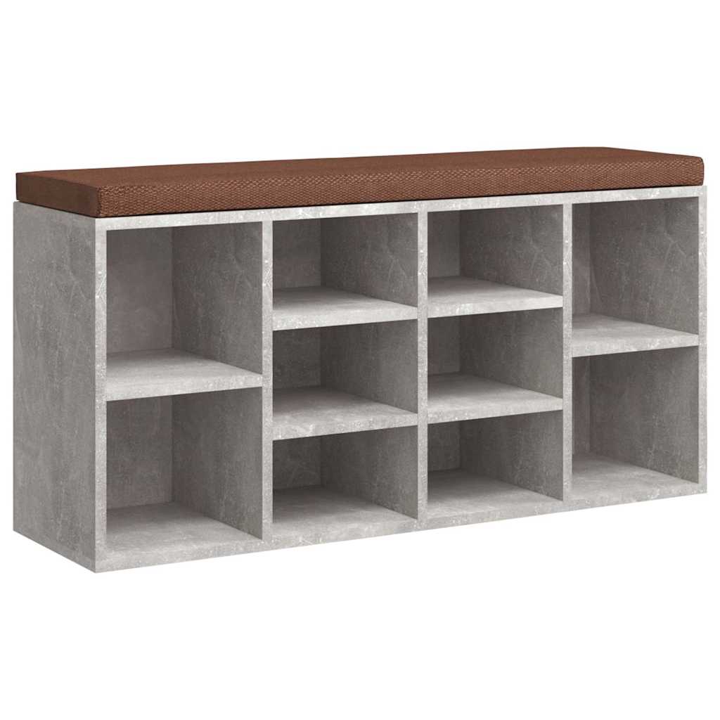 Klupa za cipele boja hrasta 103x30x48 cm konstruirano drvo